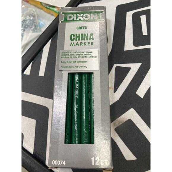 Dixon Phano Bold Tip China Markers Green Dozen (00074) X00074‎ - Picture 2 of 2